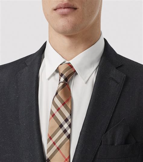 burberry london check silk tie|Check Silk Tie in Midnight .